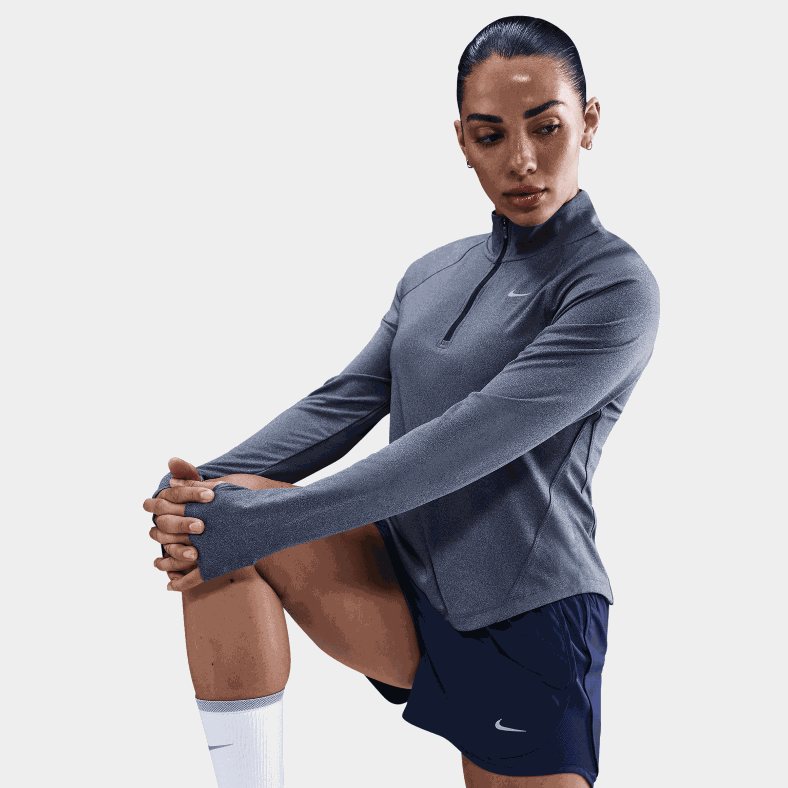 Tempo Dri-FIT 1/4 Zip Top, träningströja, dam - full image 3