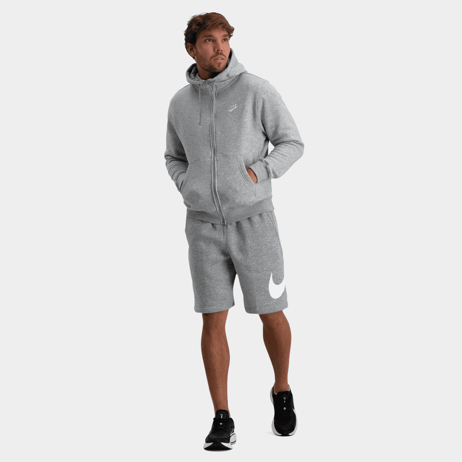 Club Hoody Full Zip, huvjacka herr - full image 4
