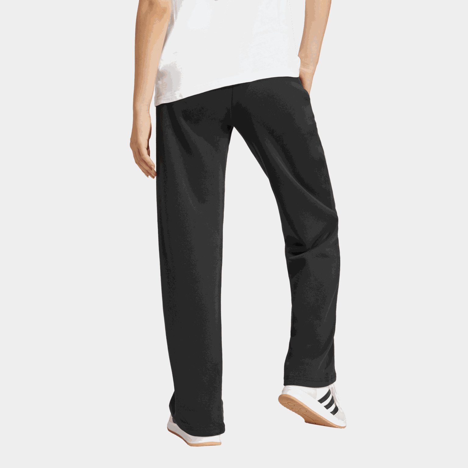 Essentials Small Logo Feel Cozy Open-Hem Joggers, joggingbyxor, dam - full image 3