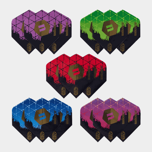 Unicorn 5pk Flight Set, dart - Dart