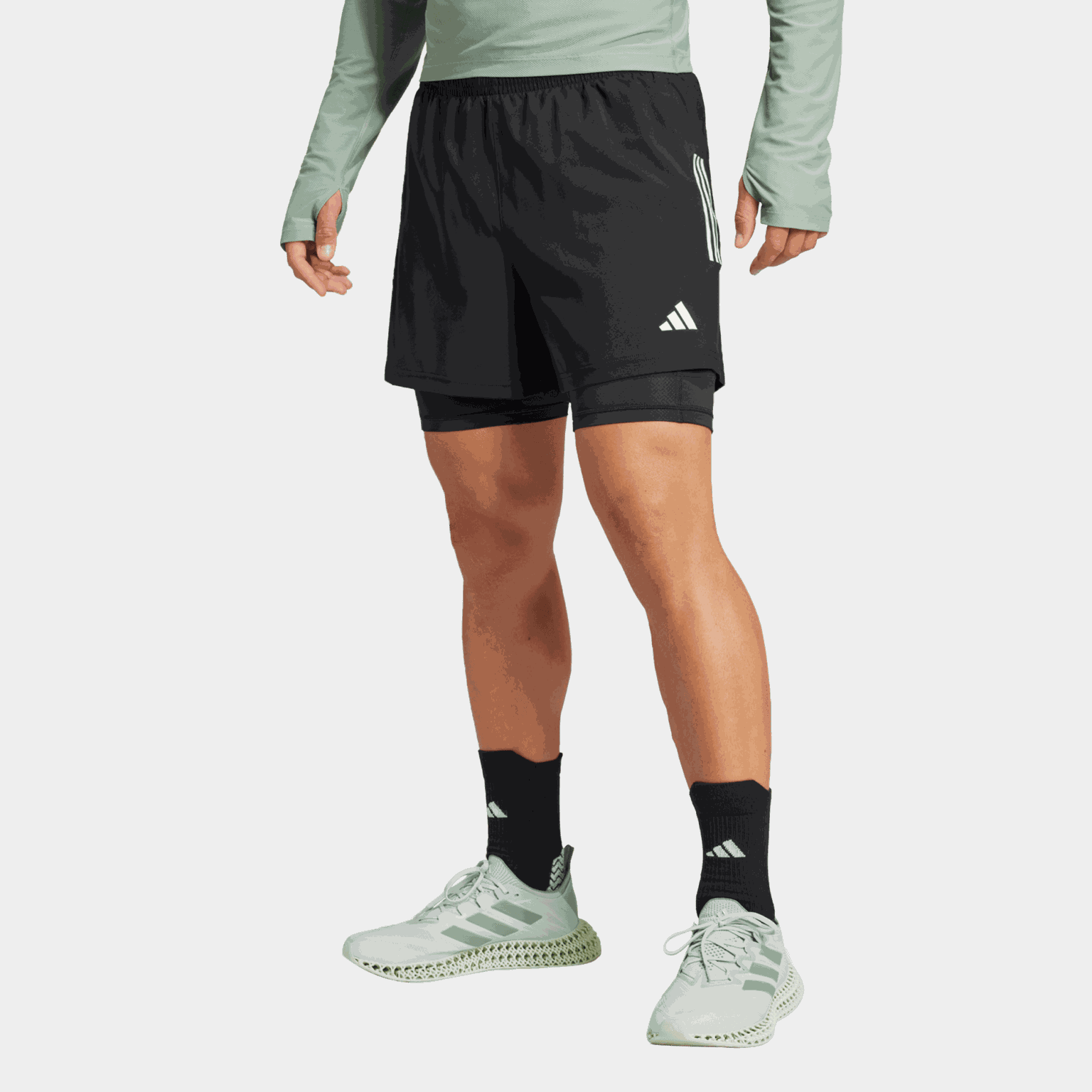 Own the Run CLIMACOOL 2-in-1 Shorts, träningsshorts, herr - Träningsshorts