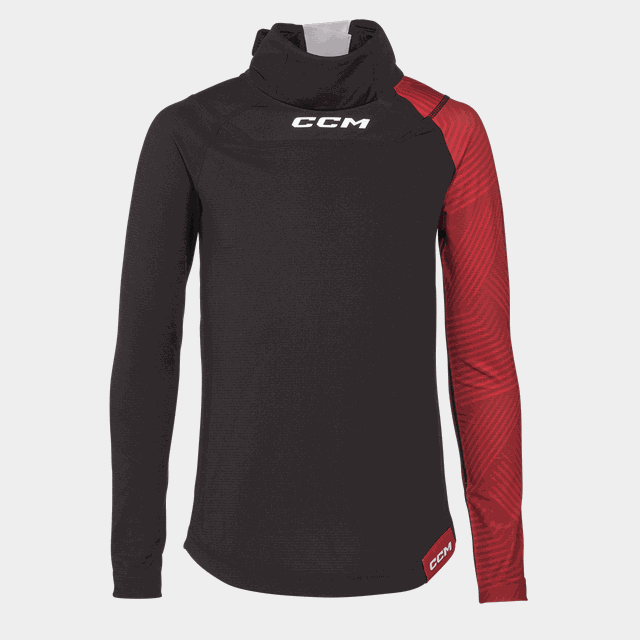 Base Layer Neck Guard Shirt 26/27, kompressionströja, junior - Underställ
