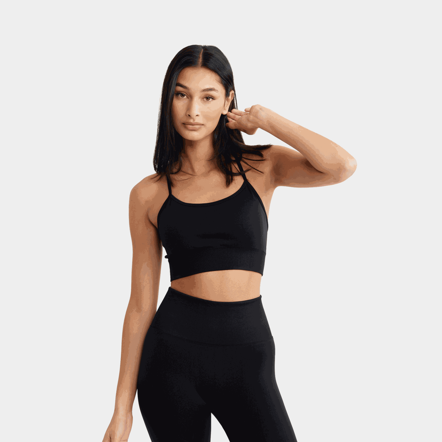 Signature seamless bra, tränings-bh, dam - full image 1