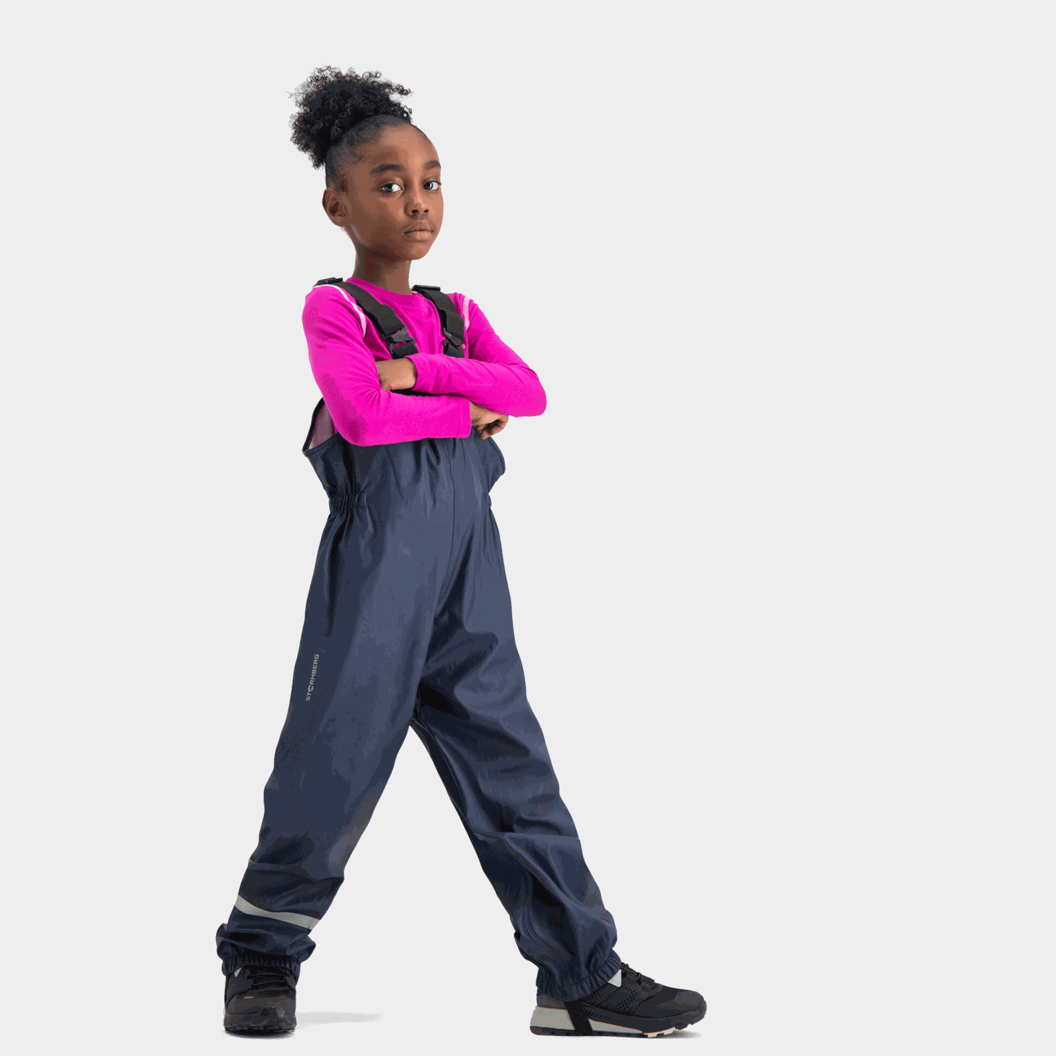 Kattegat Rain Bib Pants, regnbyxor, barn - full image 1