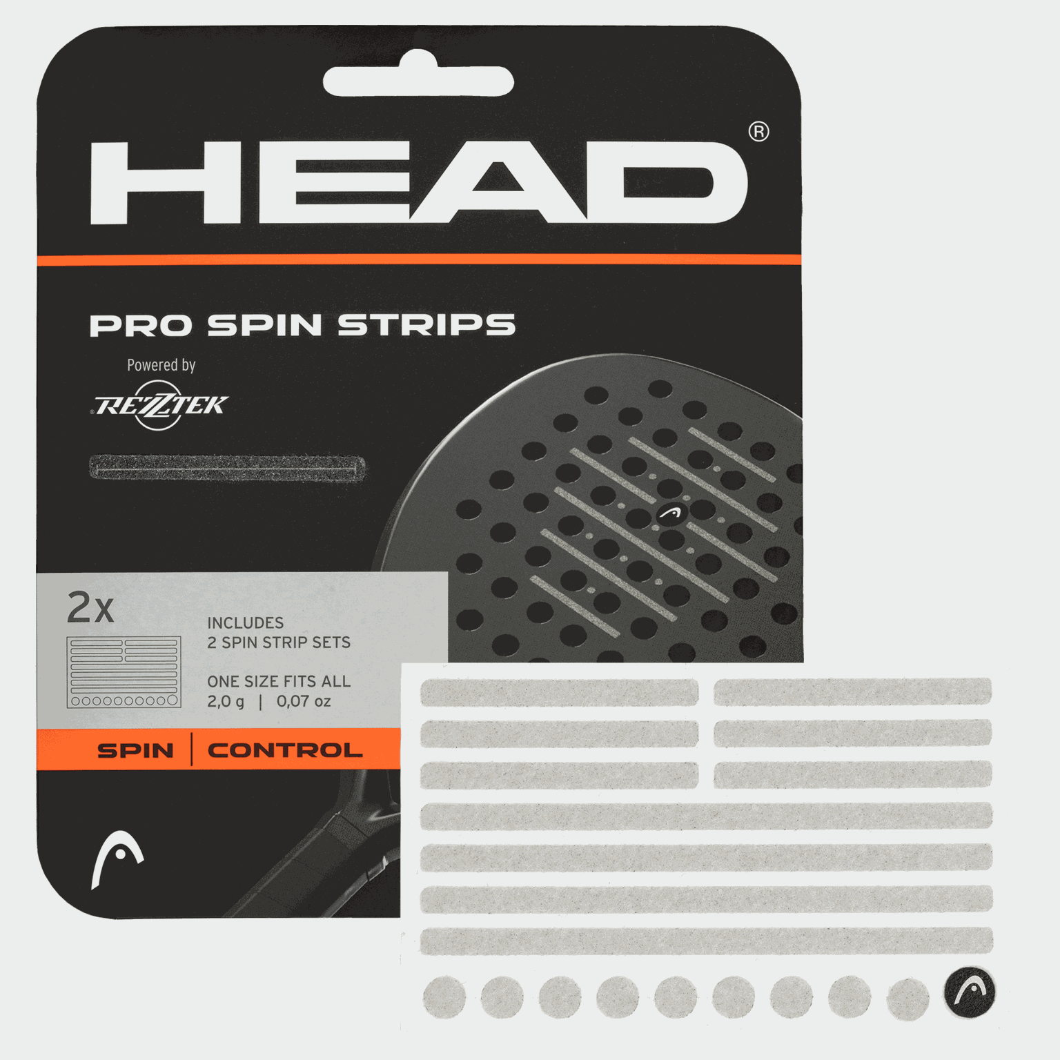 Padel Pro Spin Strips, tejp till padelracket - full image 2