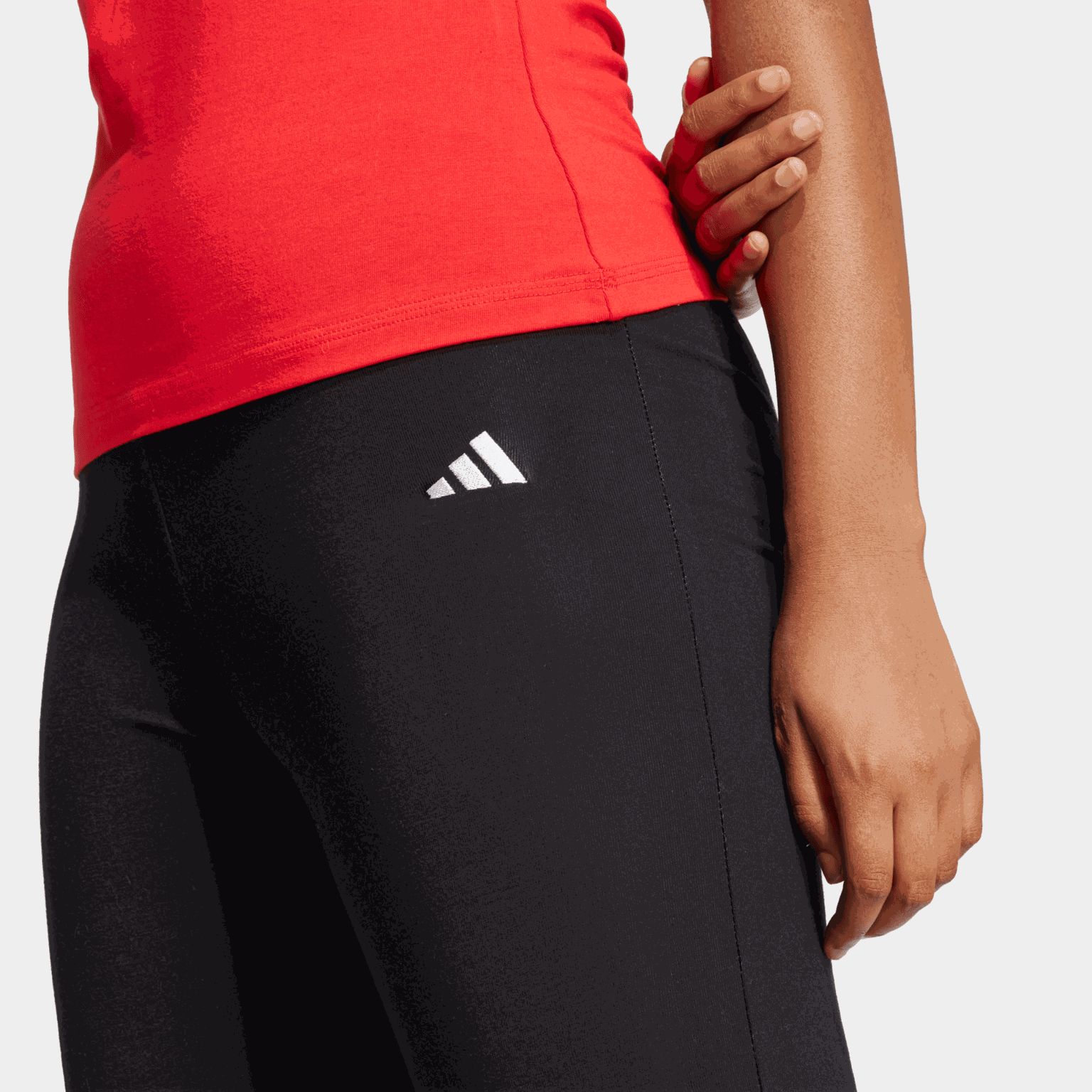 Essentials Small Logo Flared Leggings, joggingbyxor, dam - full image 4