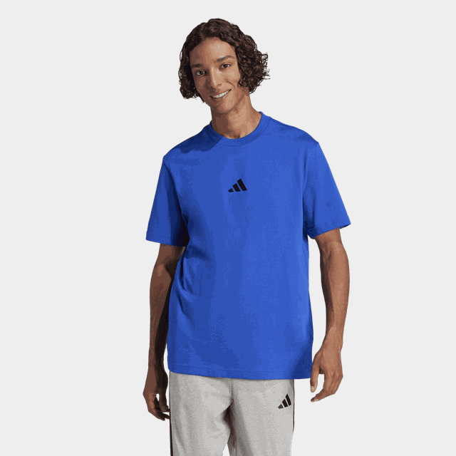 Logo QT Tee, Essentials Single Jersey Logo T-Shirt, t-shirt, herr - Fritids-T-Shirt
