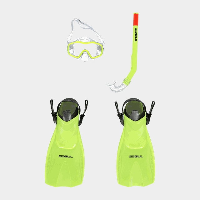 Mask & Snorkel & Fin Set, snorkelset, barn - Snorkelset