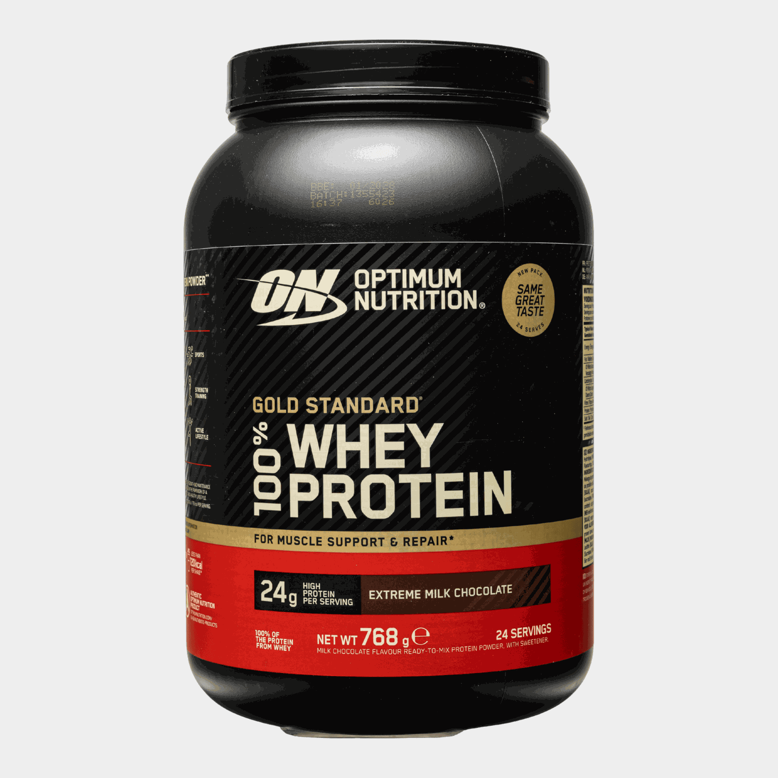 Gold Standard 100% Extreme Milk Chocolate 768g, proteinpulver - full image 1
