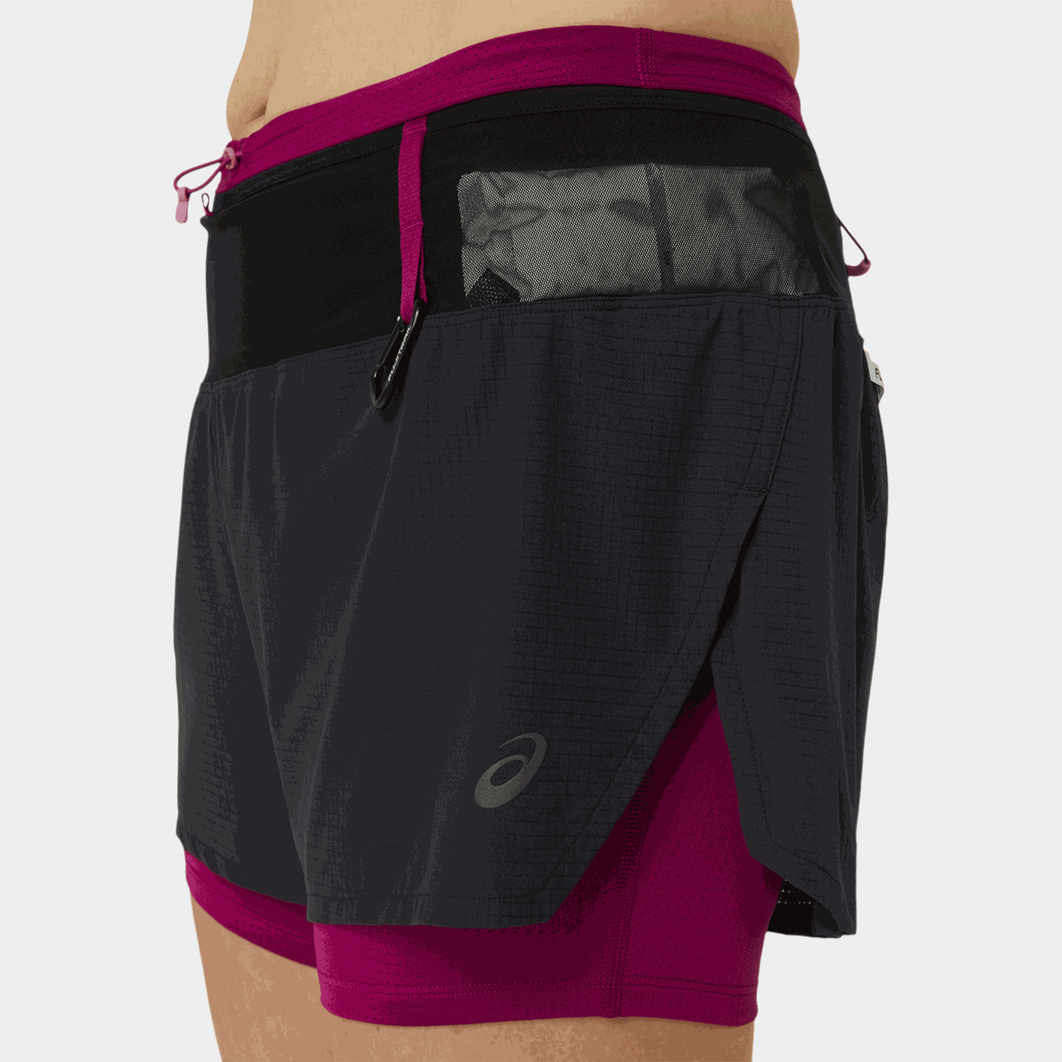 Fujitrail 2-N-1 Short, löparshorts med innershorts, dam - full image 2