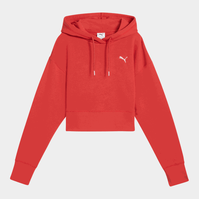 Premium ESS Relaxed Graphic Hoodie, huvtröja med tryck, dam - Fritidströjor