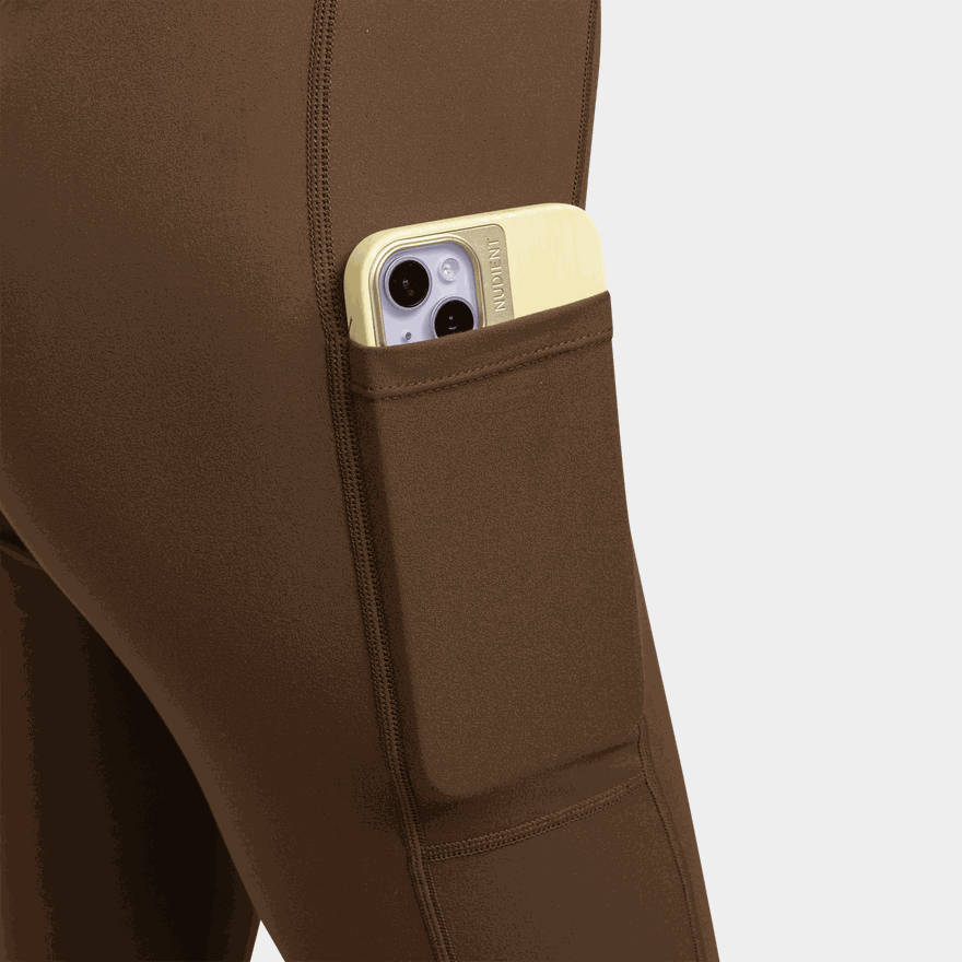 Brushed Tights, träningstights, dam - full image 4