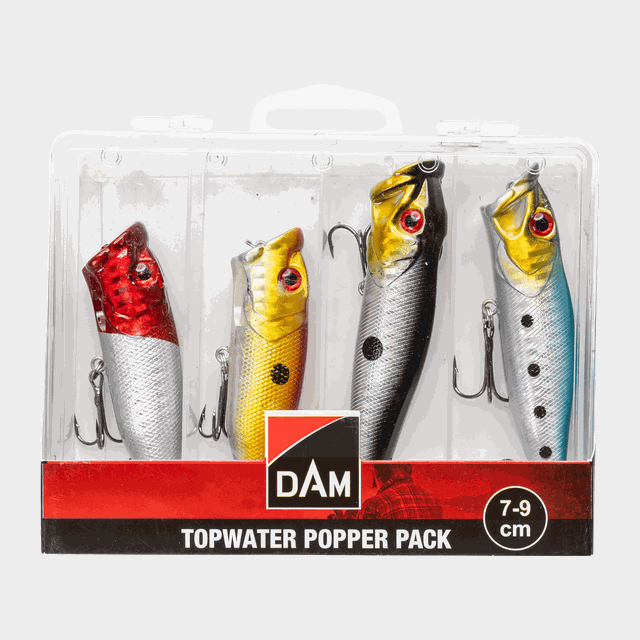 TOPWATER POPPER PACK INC. BOX 7-9CM, Poppers - Dragset