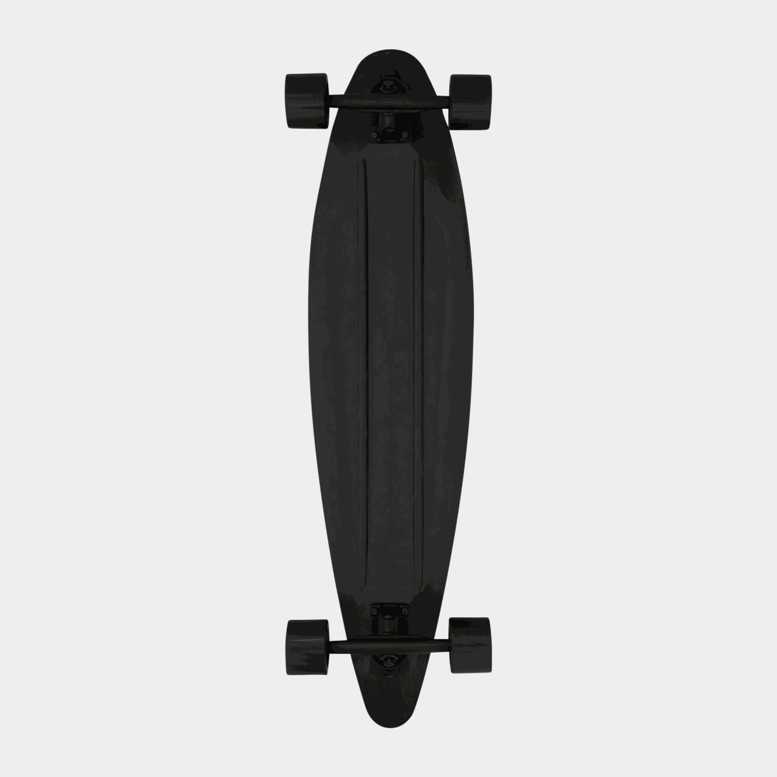 Triple Black Pintail, longboard - full image 1