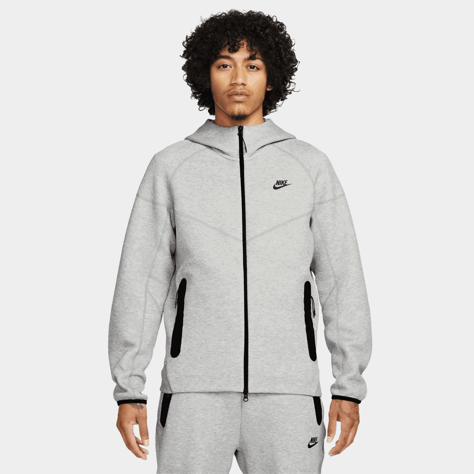 Nk Tch Flc Fz Wr Hoodie, jacka, herr - full image 1