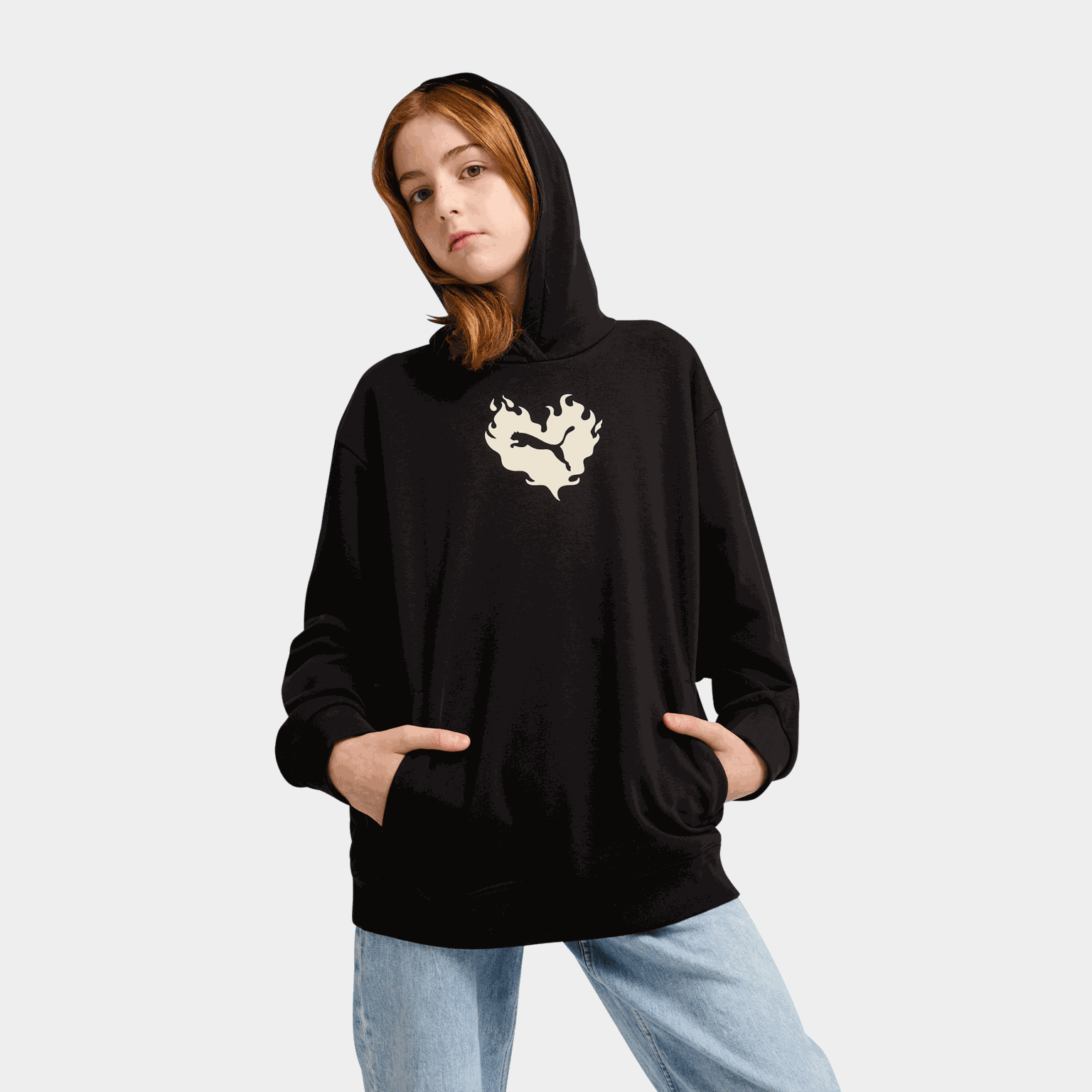Flaming Love Hoodie, huvtröja - full image 1