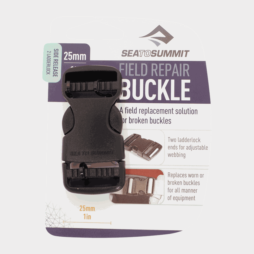 Buckle 25Mm Side Release Black, reservclips - full image 4
