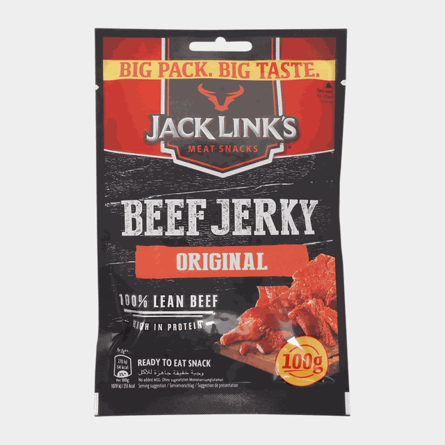 Beef Jerky 100 G Original, torkat kött - Frystorkad Mat