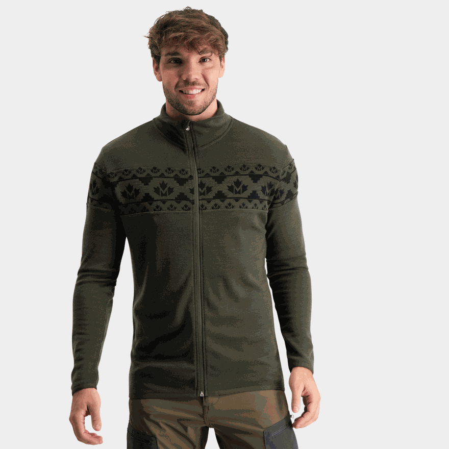 Yukon 2-layer Wool Jacket, ullunderplagg, jacka - full image 1