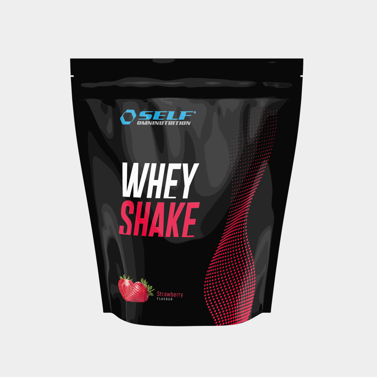 Whey Shake Strawberry 1 kg, proteinpulver - full image 1