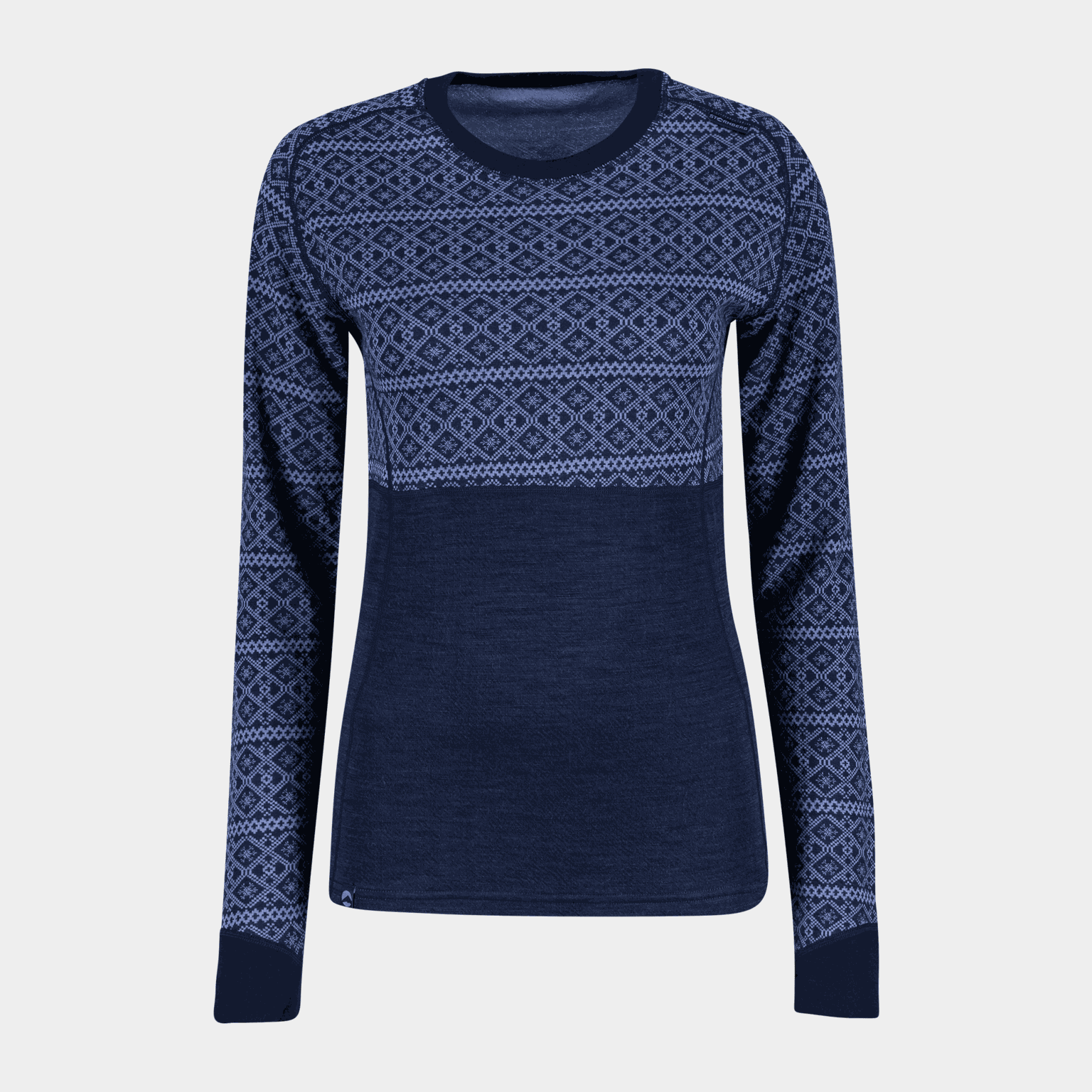 Dalen 2-layer wool Roundneck, ulltröja, dam - Överdelar Ull Dam