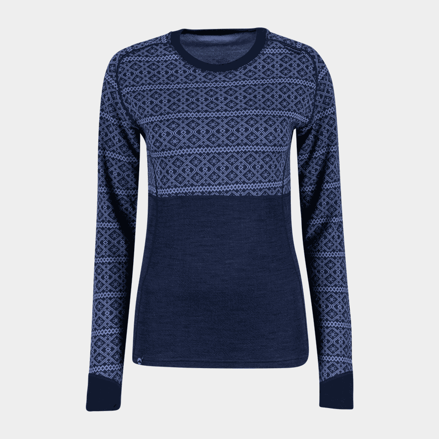 Dalen 2-layer wool Roundneck, ulltröja, dam - full image 1