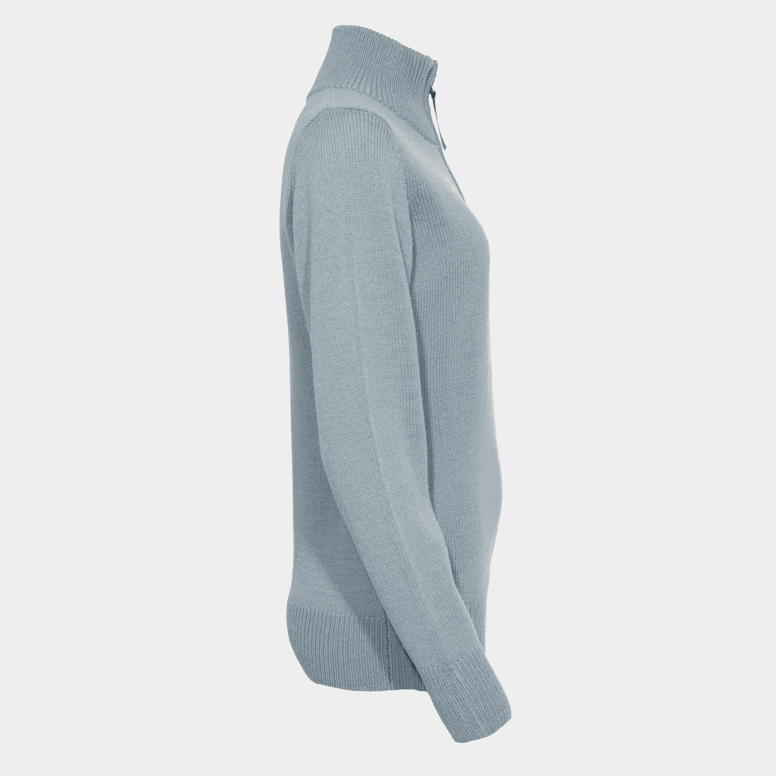 Nordfjord Half Zip Knitted Sweater ulltröja, dam - full image 2
