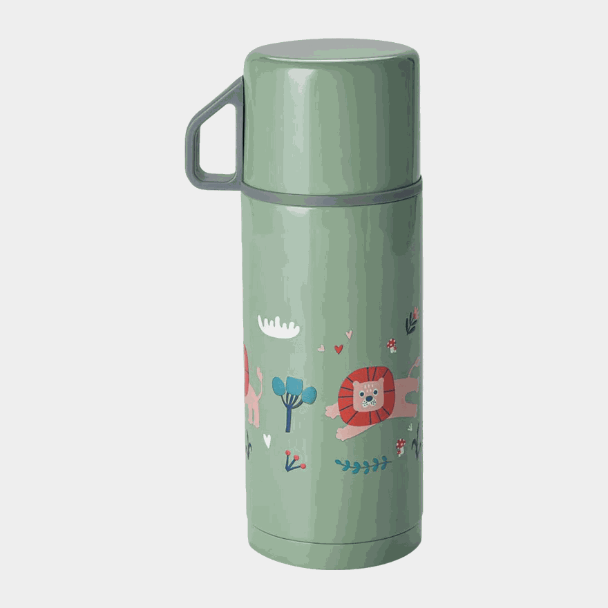 350ML Thermos NEW green lion, termos - full image 3