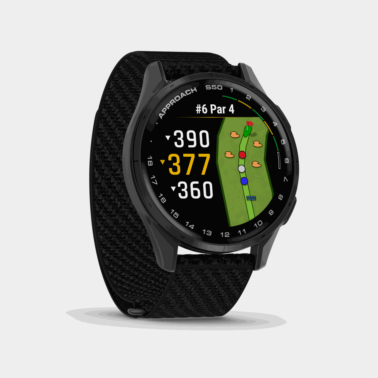 Approach S50, 43 mm, Golf GPS, golfklocka - full image 3