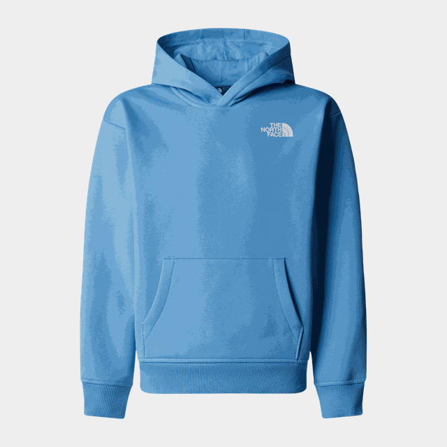 G Vertical Graphic Oversized Hoodie - Fritidströjor