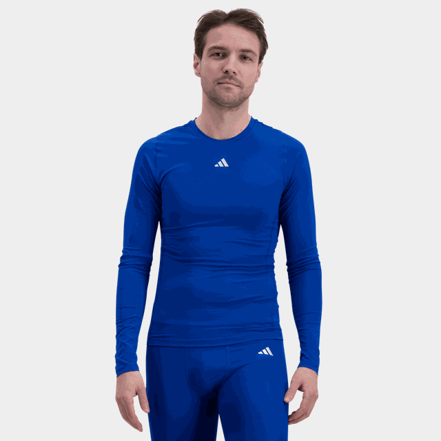 Techfit Long Sleeved Tee, kompressionströja för fotboll, herr - Tröjor