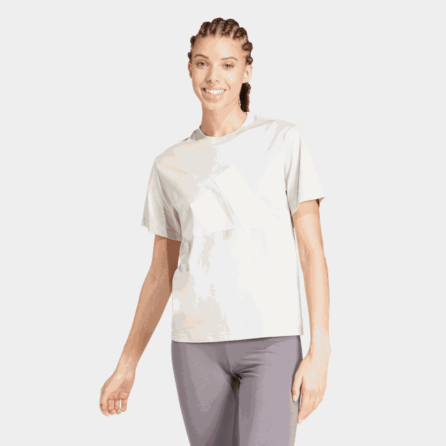 Essentials Big Logo Cotton T-Shirt, t-shirt, dam - Fritids-T-Shirt