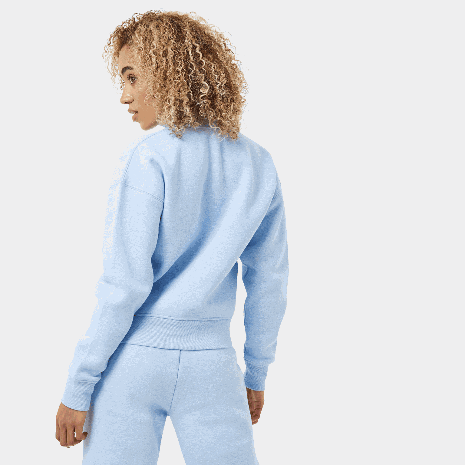 Quarter Zip Sweatshirt, tröja, dam - full image 2