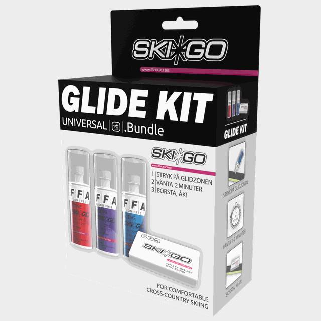 Ski Go Glide Kit 25/26, glidset - Rengöring