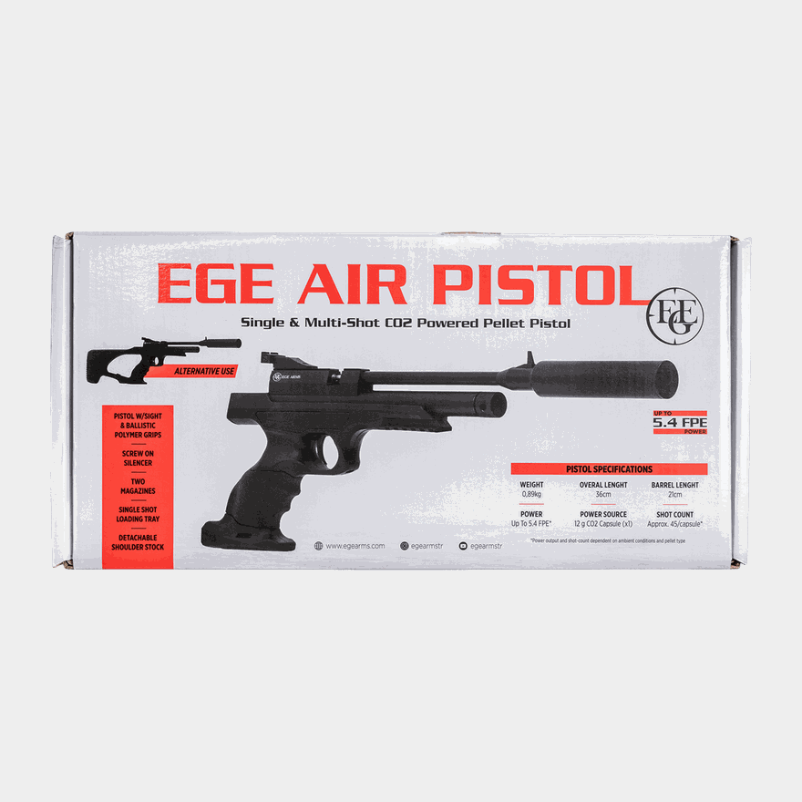 Co2 Air Pistol, Black, 4,5 mm, luftpistol - full image 4