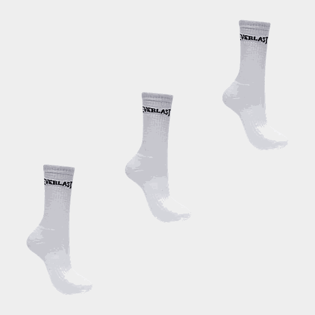 Crew Sock 3Pk, strumpor - Bomullsstrumpor