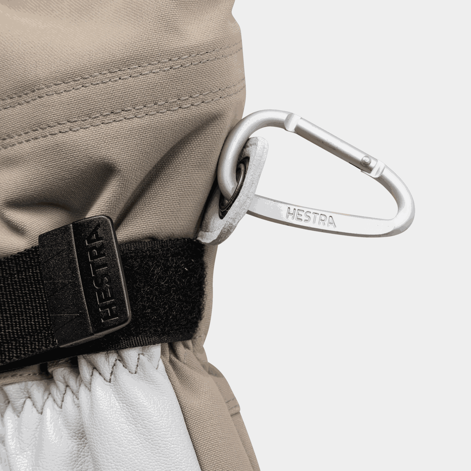 Alpine Mitten Army leather Heli ski 25/26, skidvante - full image 4