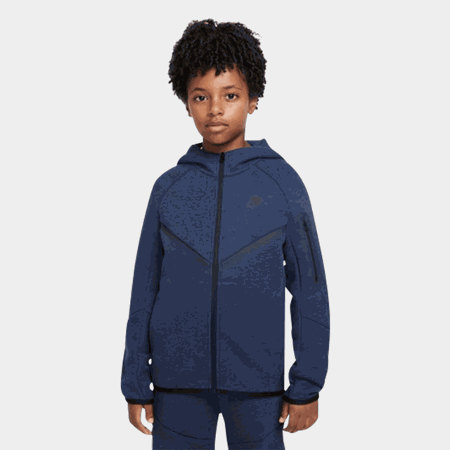 Sportswear Tech Fleece Big Kid, huvjacka, barn - Fritidströjor