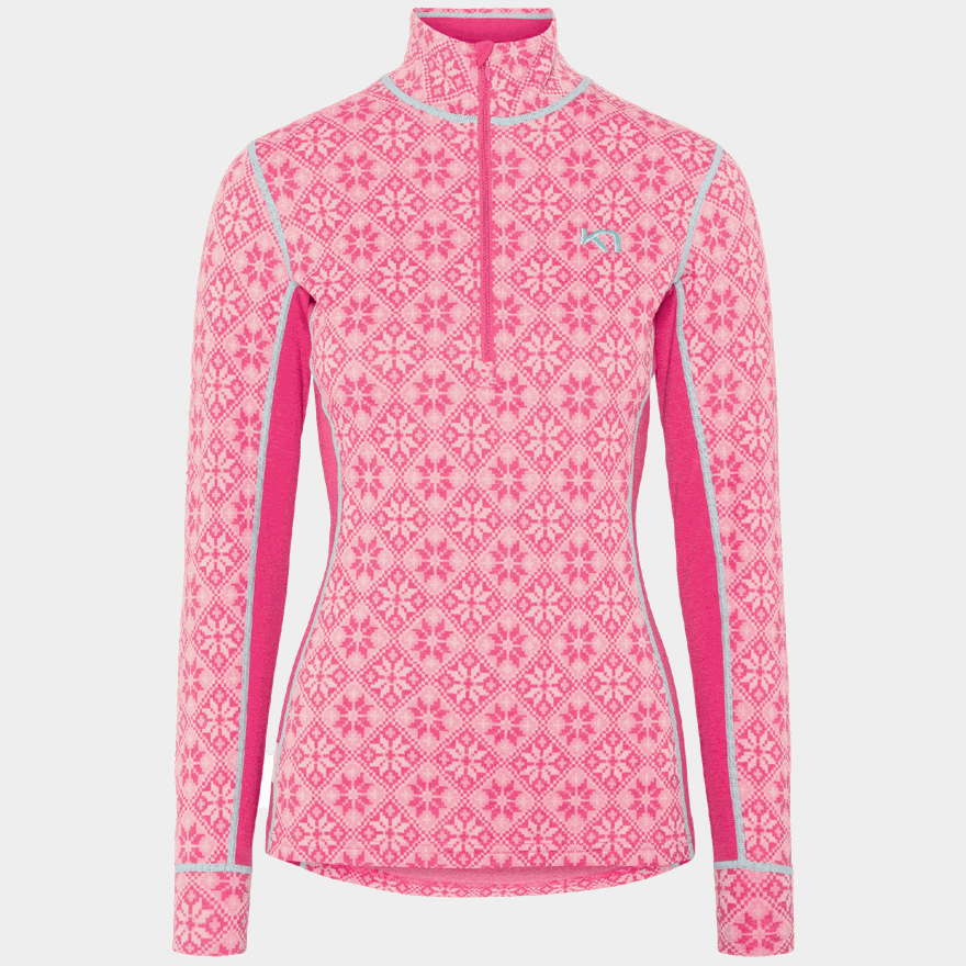 Rose Half Zip, ulltröja, dam - full image 3