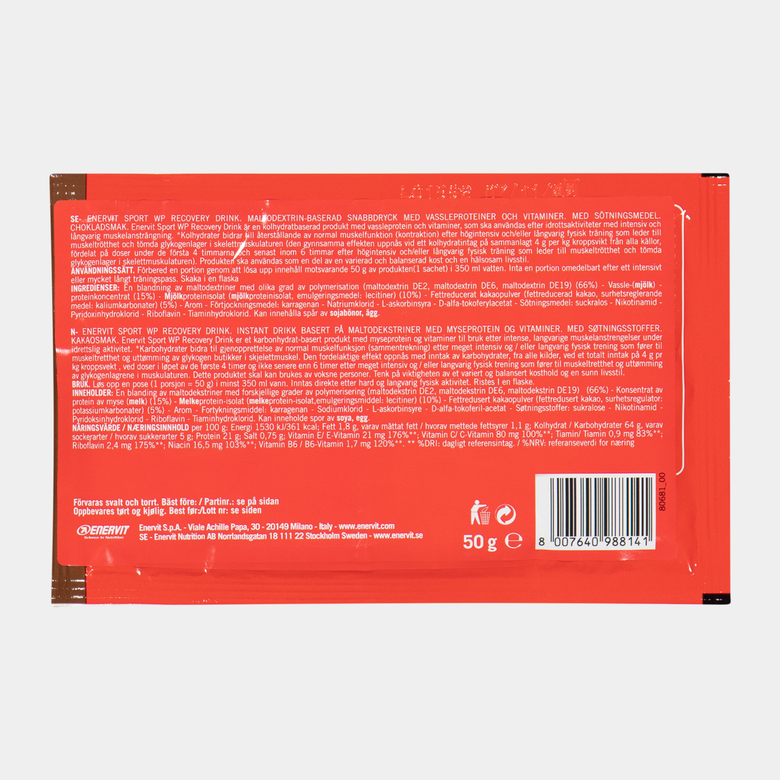 WP Recovery Drink, sportdryck - full image 2