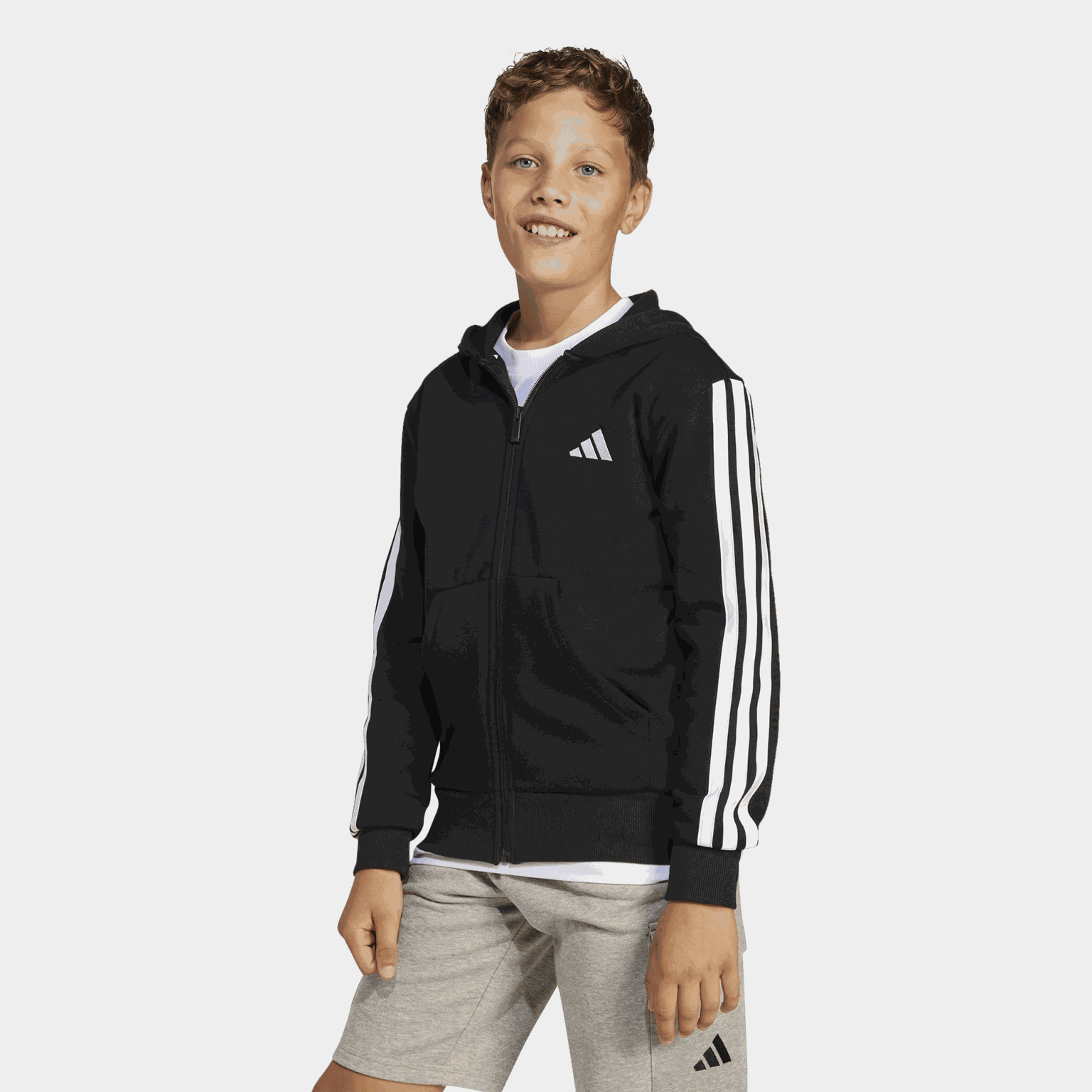 3S FZ HoodJn00, huvjacka, junior - full image 1