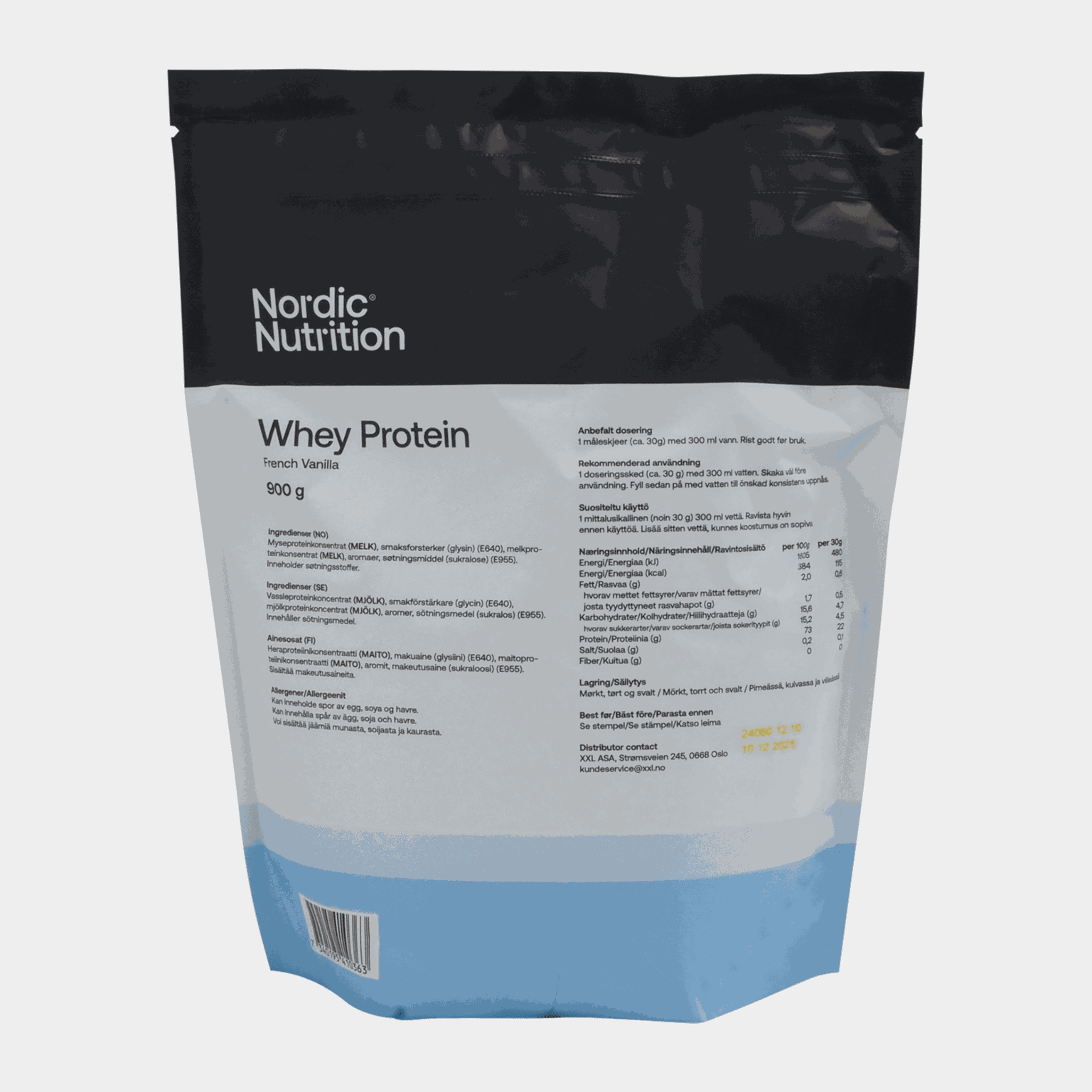 Whey Protein - Vanilla 900 g, proteinpulver - full image 4