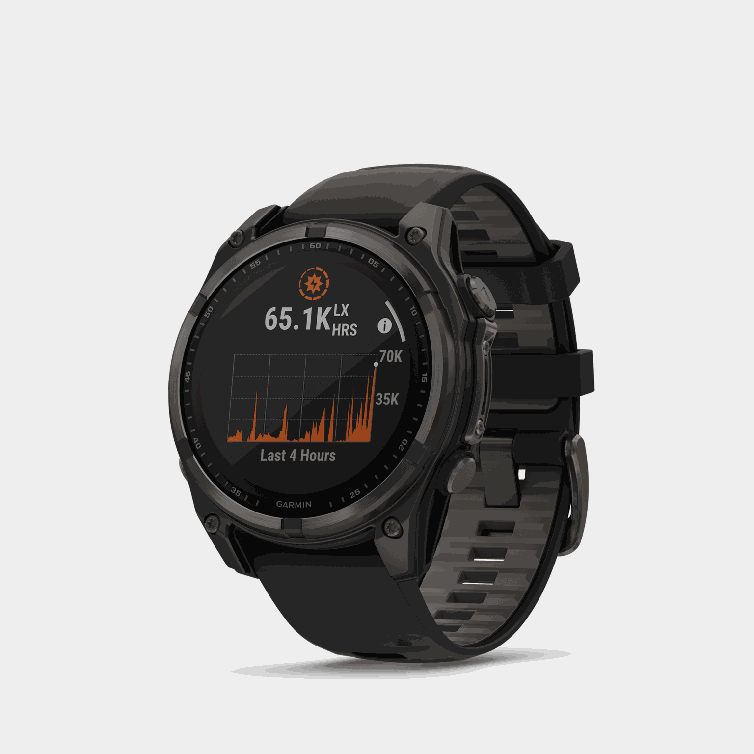 fenix 8 – 47 mm, sol, safir, Carbon Gray DLC Ti, smartklocka - full image 2