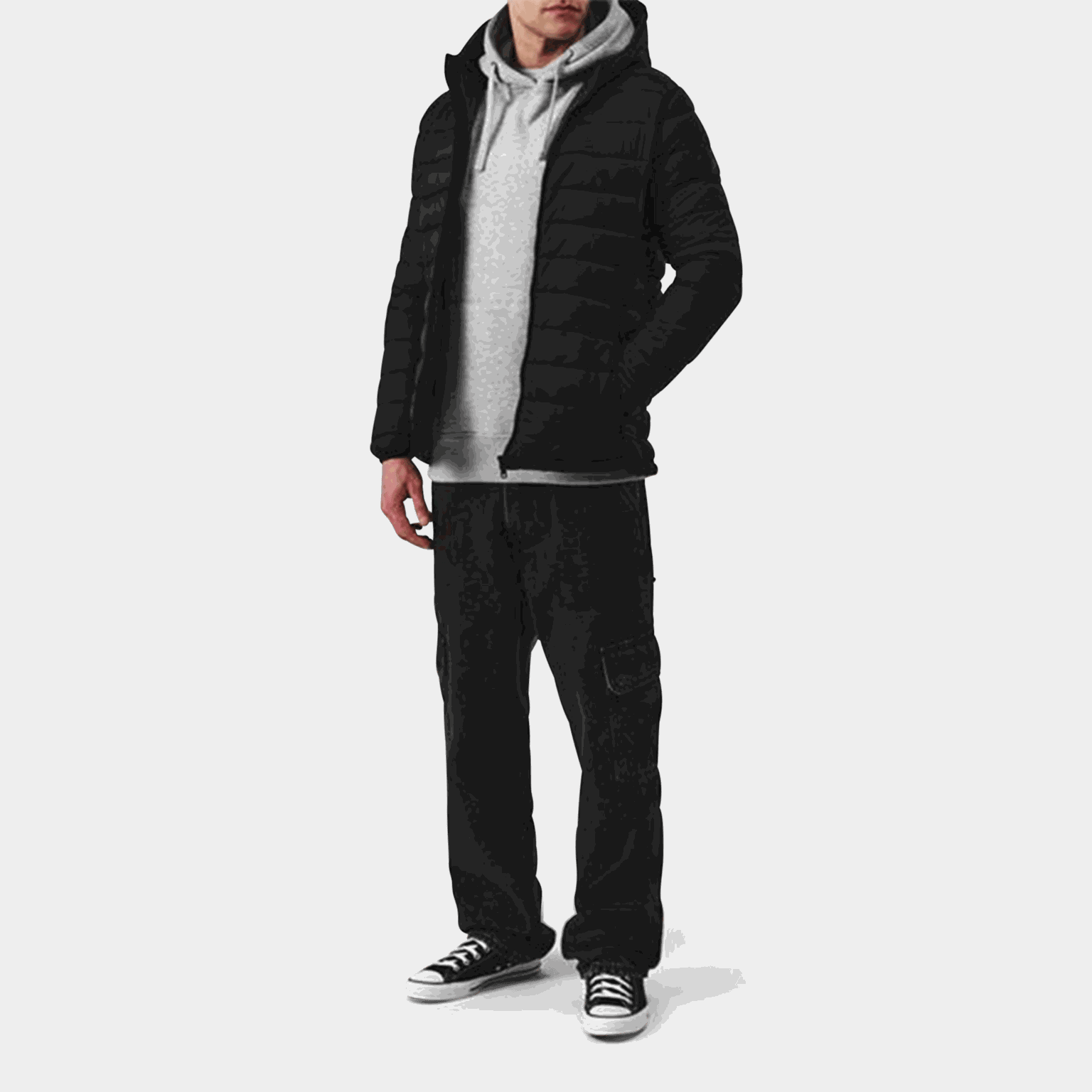 Bubble Hood, vinterjacka, herr - full image 3