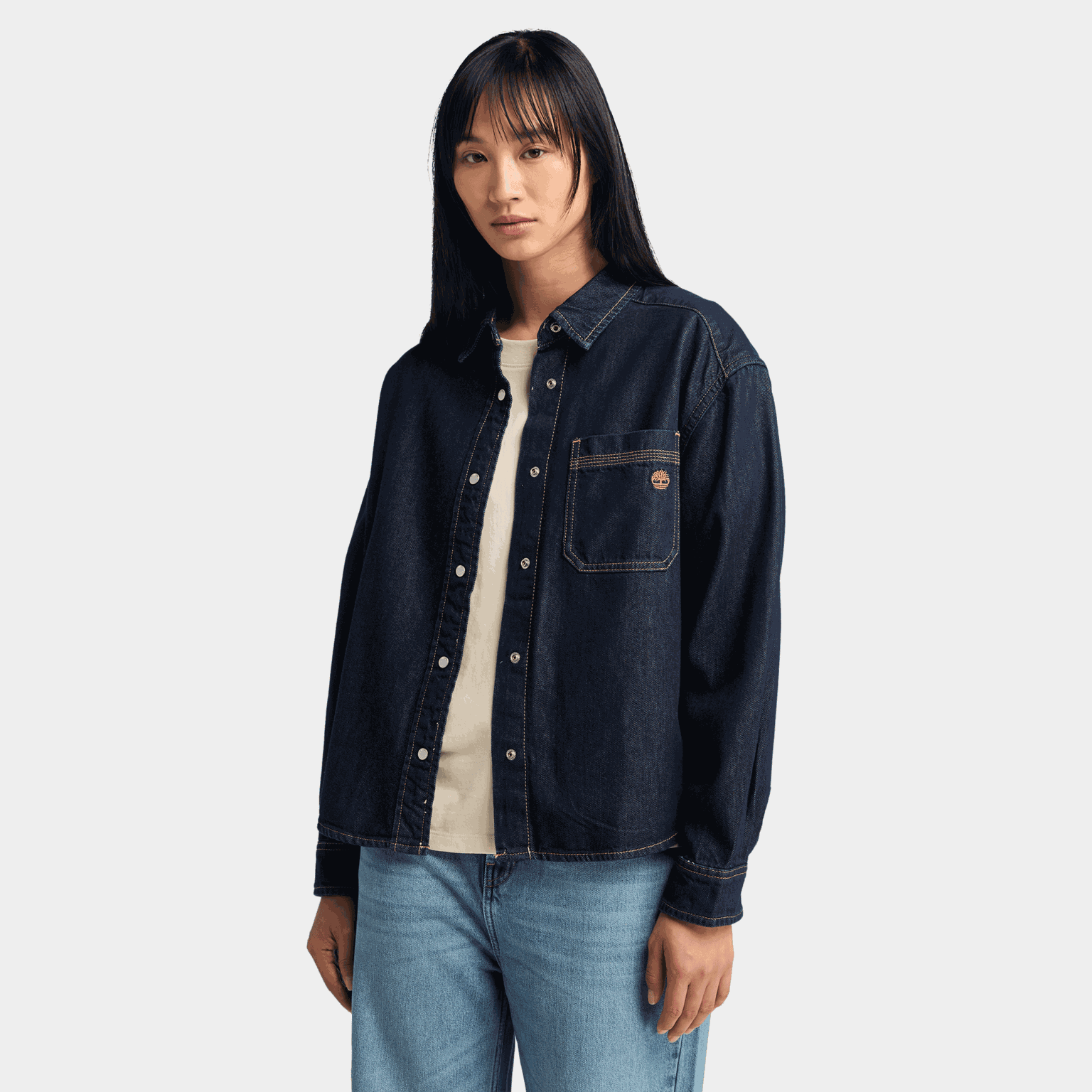 Denim Essential Shirt, jacka, dam - full image 2