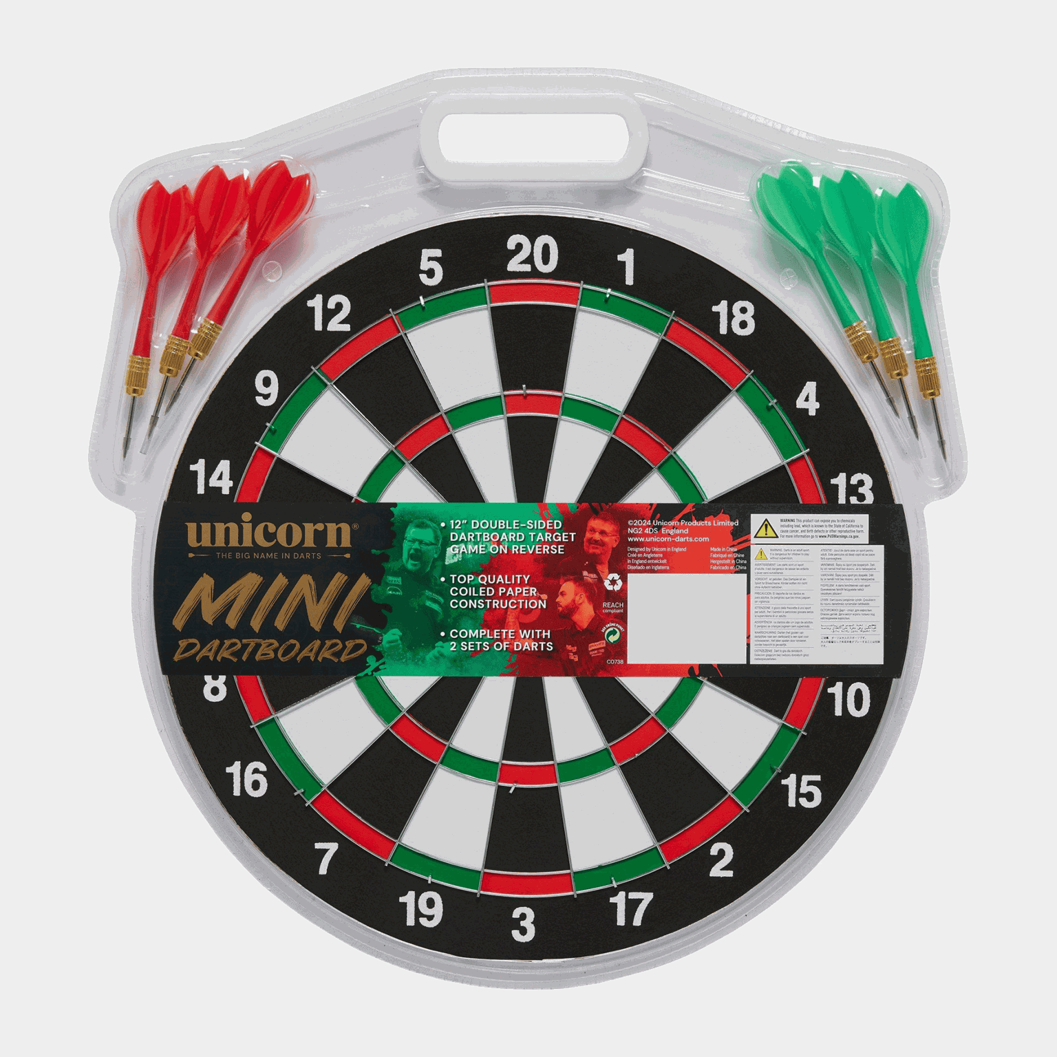 Unicorn Mini Dart Board00, darttavla - full image 2