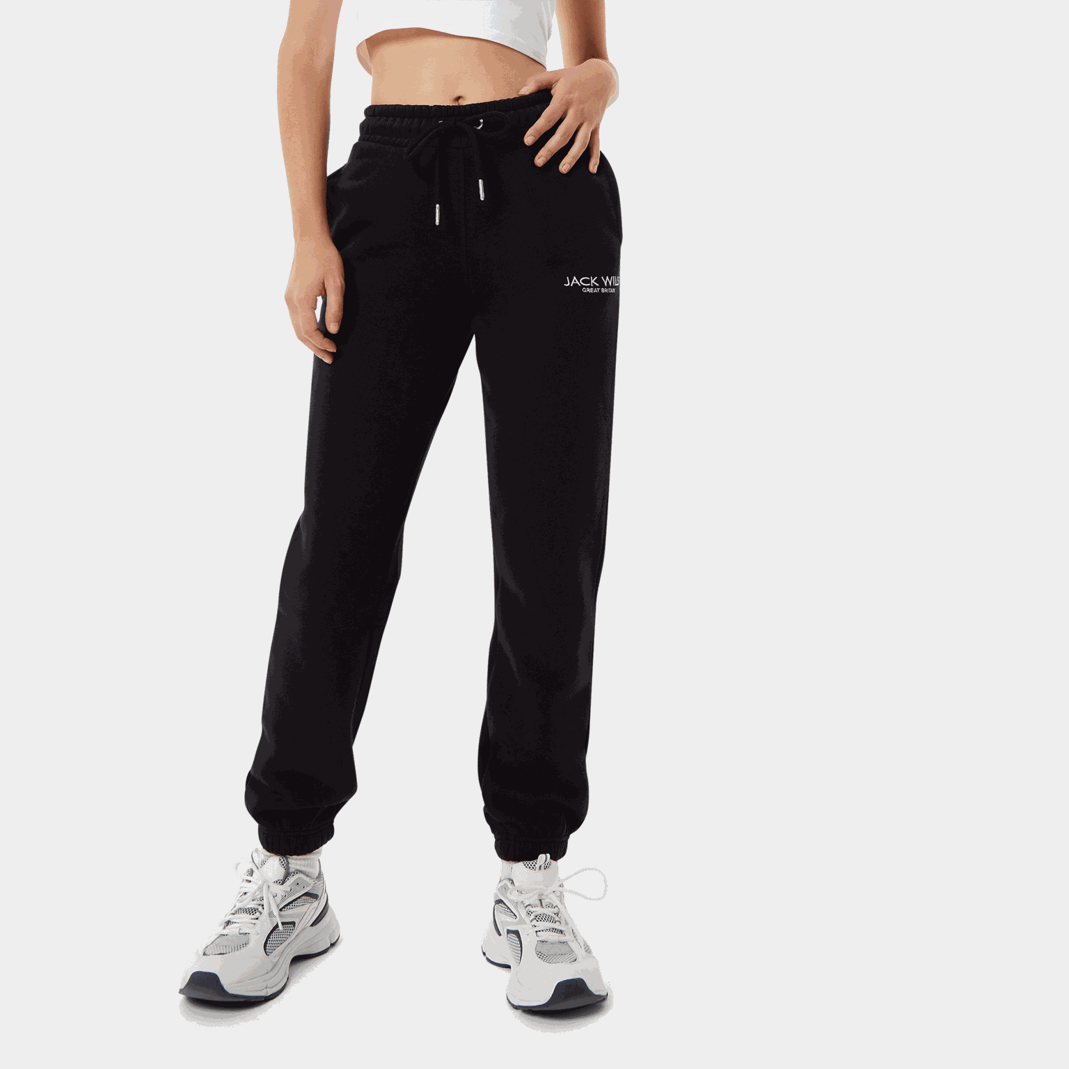 JW Bayton Oversz Jog, joggingbyxor, dam - full image 1