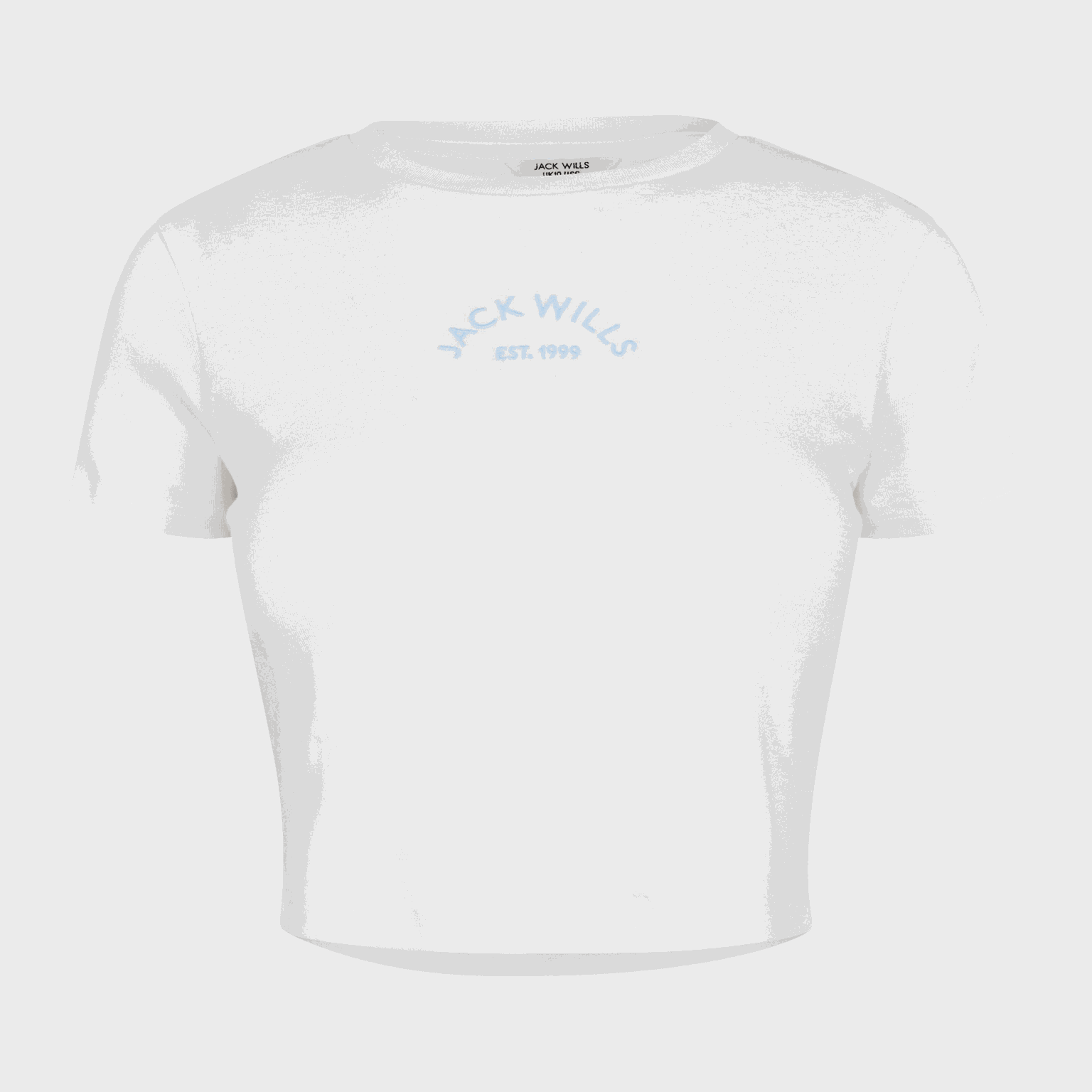 Crop Top Tee, kort t-shirt, dam - full image 3