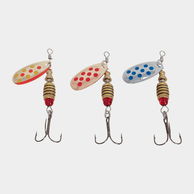 The Barrel 8g, 3-pack, spinner, set - Dragset