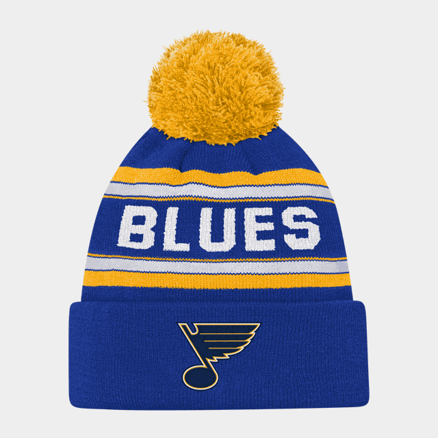 Jacquared Cuffed Knit Pom, mössa - NHL-Produkter